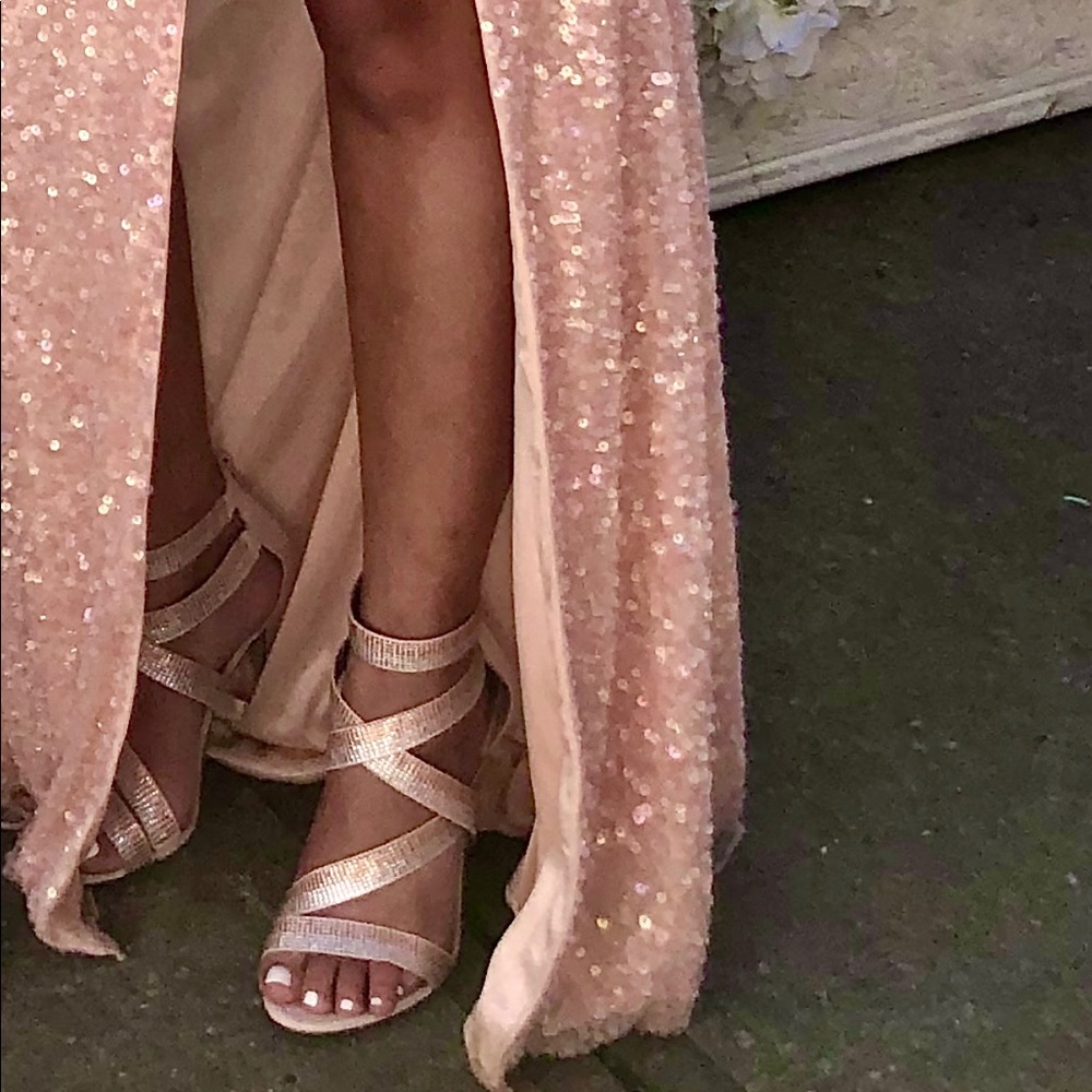 Pink heels